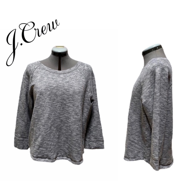 J. Crew Tops - ⭐️J crew crew neck cotton sweatshirt